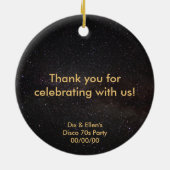 De Night Away verwijderen Keramisch Ornament (Achterkant)