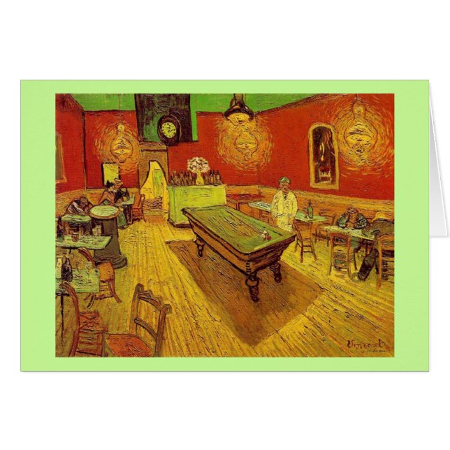 De Night Cafe van Vincent Van Gogh (Voorkant Horizontaal)