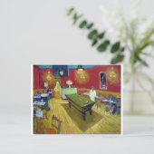De Night Cafe van Vincent Van Gogh Briefkaart (Staand voorkant)
