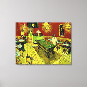 De Night Cafe van Vincent van Gogh Canvas Afdruk