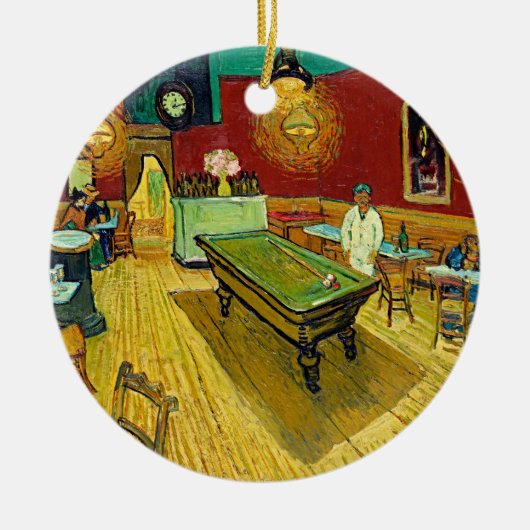 De Night Cafe van Vincent Van Gogh Keramisch Ornament (Voorkant)