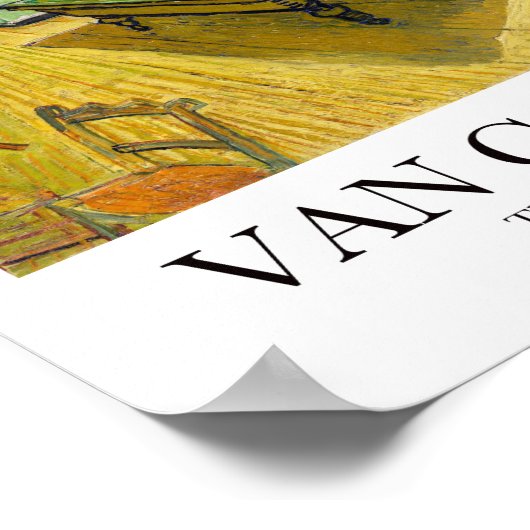 De Night Cafe van Vincent Van Gogh Poster (Hoek)