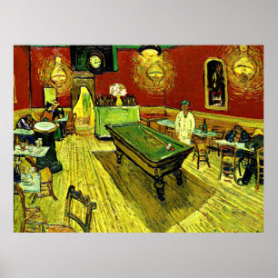 De Night Cafe van Vincent van Gogh Poster