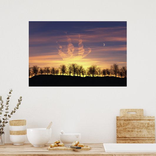 De Night Sky Print opslaan (Keuken)