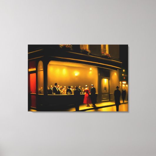 De Nightclub Canvas Afdruk (Voorkant)