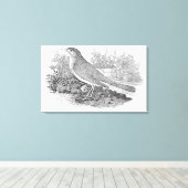 De Nightingale Canvas Afdruk (Insitu (Houten vloer))