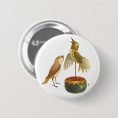 De Nightingale Ronde Button 5,7 Cm (Voorkant /achterkant)