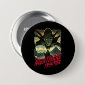 DE NIGHTMARE-GRENS RONDE BUTTON 7,6 CM (Voorkant /achterkant)