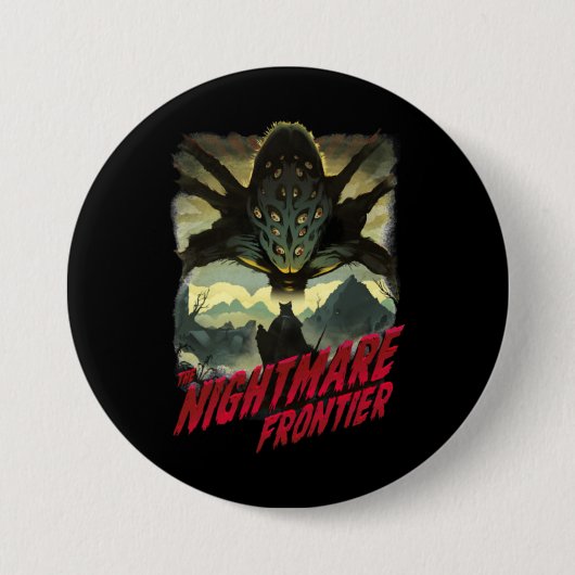 DE NIGHTMARE-GRENS RONDE BUTTON 7,6 CM (Voorkant)
