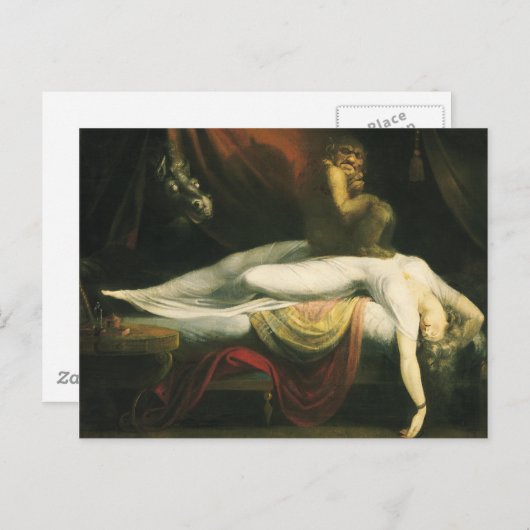De Nightmare, Henry Fuseli Briefkaart (Voorkant / Achterkant)