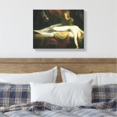De Nightmare, Henry Fuseli Canvas Afdruk (Insitu (Slaapkamer))