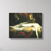 De Nightmare, Henry Fuseli Canvas Afdruk (Voorkant)