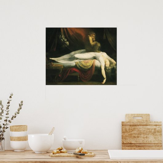 De Nightmare, Henry Fuseli Poster (Keuken)