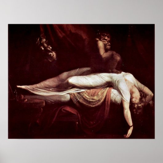 De Nightmare van Henry Fuseli Poster (Voorkant)