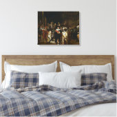 De Nightwatch Canvas Afdruk (Insitu (Slaapkamer))