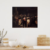 De Nightwatch Canvas druk Poster (Keuken)
