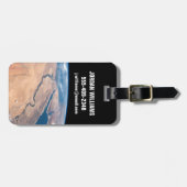 De Nijl, het Rode Zee en het Mediterrane Zee. Bagagelabel (Voorkant horizontaal)