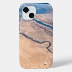 De Nijl, het Rode Zee en het Mediterrane Zee. iPhone 15 Case