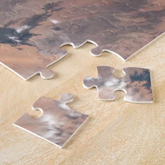 De Nijl, het Rode Zee en het Mediterrane Zee. Legpuzzel (Zijkant)