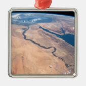 De Nijl, het Rode Zee en het Mediterrane Zee. Metalen Ornament (Voorkant)