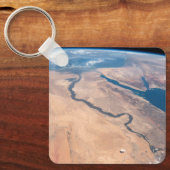 De Nijl, het Rode Zee en het Mediterrane Zee. Sleutelhanger (Voorkant)