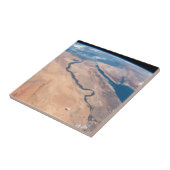 De Nijl, het Rode Zee en het Mediterrane Zee. Tegeltje (Zijkant)