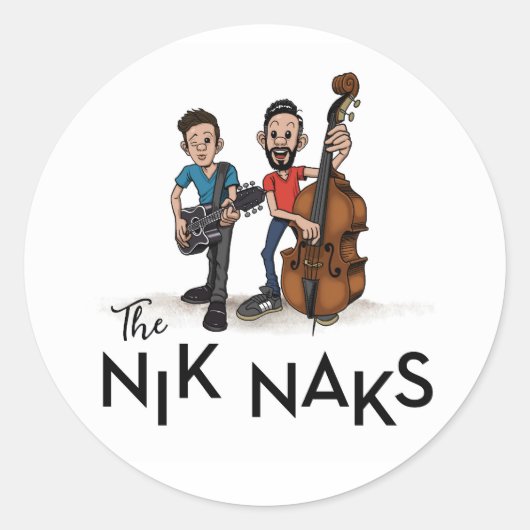DE NIK NAKS STICKERS (Voorkant)