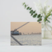 De Nile Sunset - Egypt Briefkaart (Staand voorkant)