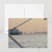 De Nile Sunset - Egypt Briefkaart (Voorkant / Achterkant)