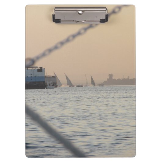 De Nile Sunset Klembord (Voorkant)