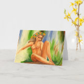 De Nimf van Forrest Kaart (Gele Bloem)