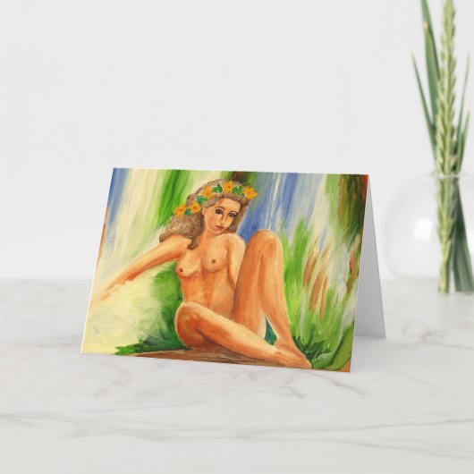 De Nimf van Forrest Kaart (Voorkant)