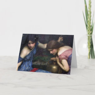 De nimfen die Orpheus vinden Kaart