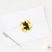DE NINJA CREED RONDE STICKER (Envelop)