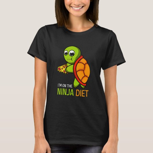 De Ninja Diet Pizza T-shirt (Voorkant)