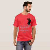 De Ninja is het laatste wat je ooit zult zien. T-shirt (Voorkant volledig)