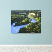 De Niobrara bij Valentijn Nebraska Canvas Afdruk (Insitu (Houten vloer))