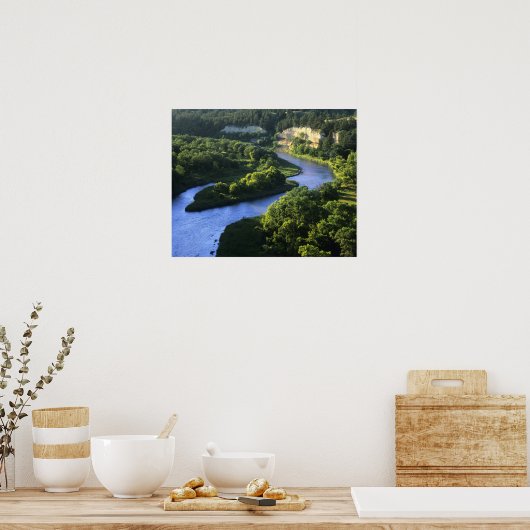 De Niobrara bij Valentijn Nebraska Poster (Keuken)