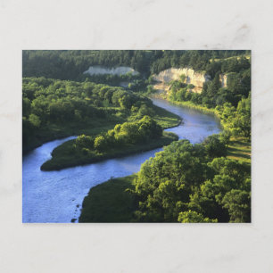 De Niobrara rivier bij Valentine Nebraska Briefkaart