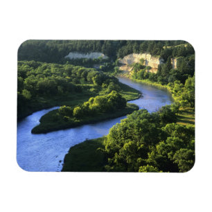 De Niobrara rivier bij Valentine Nebraska Magneet