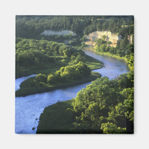De Niobrara rivier bij Valentine Nebraska Magneet