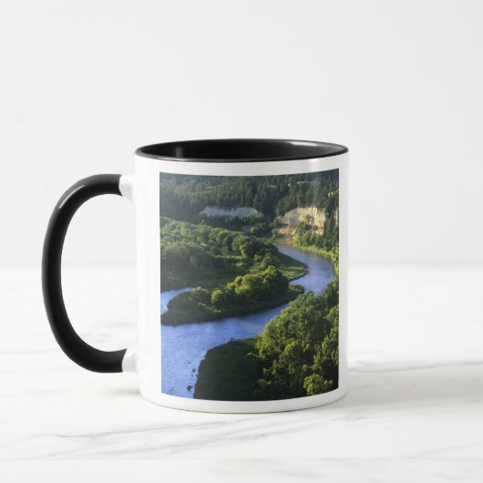 De Niobrara rivier bij Valentine Nebraska Mok (Links)
