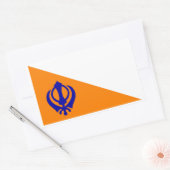 De Nishan Sahib Rechthoekige Sticker (Envelop)