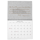 De Noah Anointing Calendar Kalender (Mar 2026)