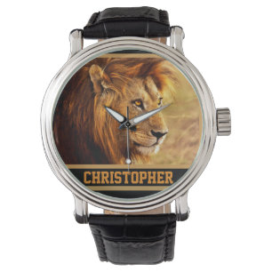 De Noble Lion-foto Horloge