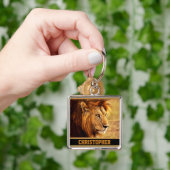 De Noble Lion-foto Sleutelhanger (Hand)