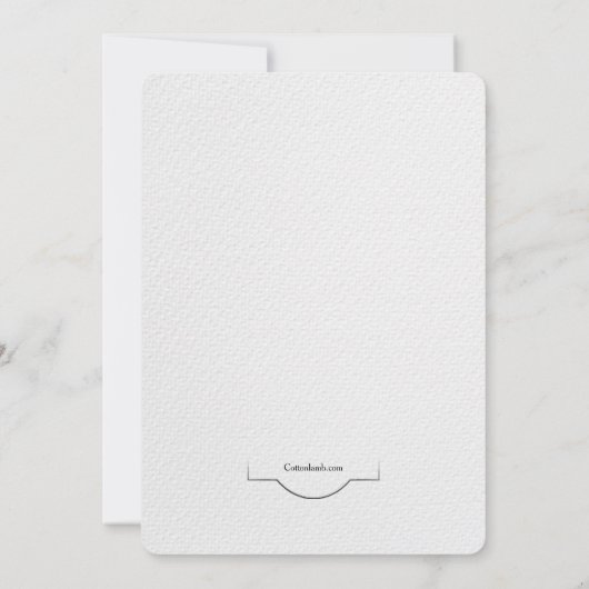 De nodiging van het Afstuderen van de Elementen va Kaart (Achterkant)