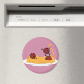 De noedels Italiaans voedsel van de spaghetti en Magneet (Insitu (Vaatwasser))