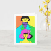 De nog Hip Kaart van de Verjaardag voor Oudere Man (Gele Bloem)