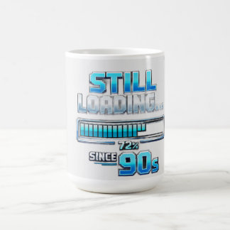 De “Nog steeds aan het laden… Sinds 90s” Koffiemok